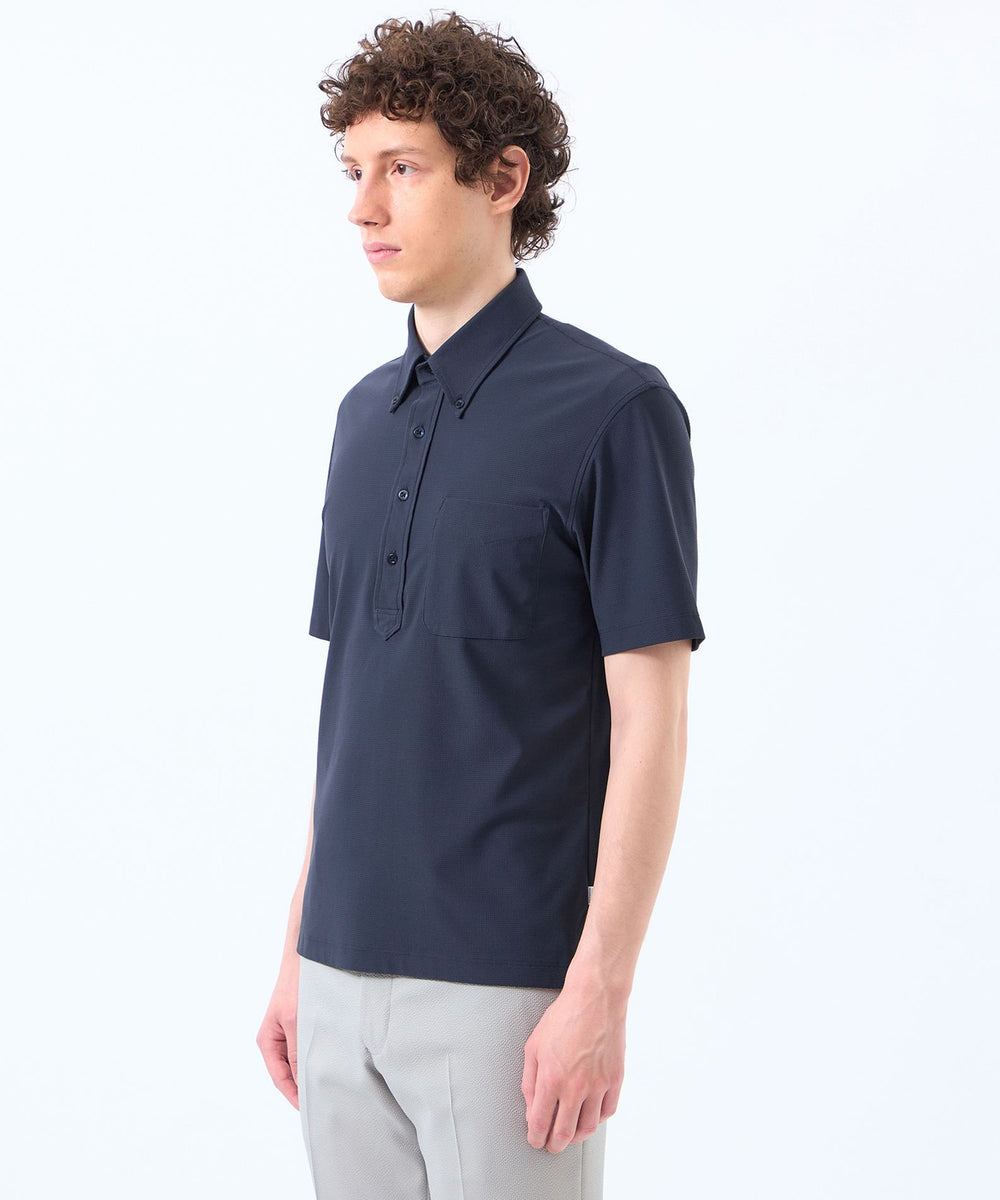 新品/MACKINTOSH PHILOSOPHY/Trotter/半袖ビズポロ TROTTER with MOONRAKERS 】トロッター ボタンダウンポロ