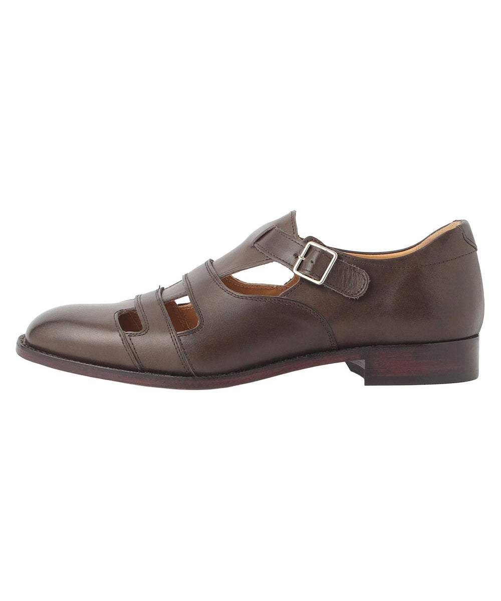 MACKINTOSH 希少モデル DUNCAN 国内正規品 スコットランド製 S MACKINTOSH LONDON×三陽山長】ボックスカーフ グルカサンダル(シューズ