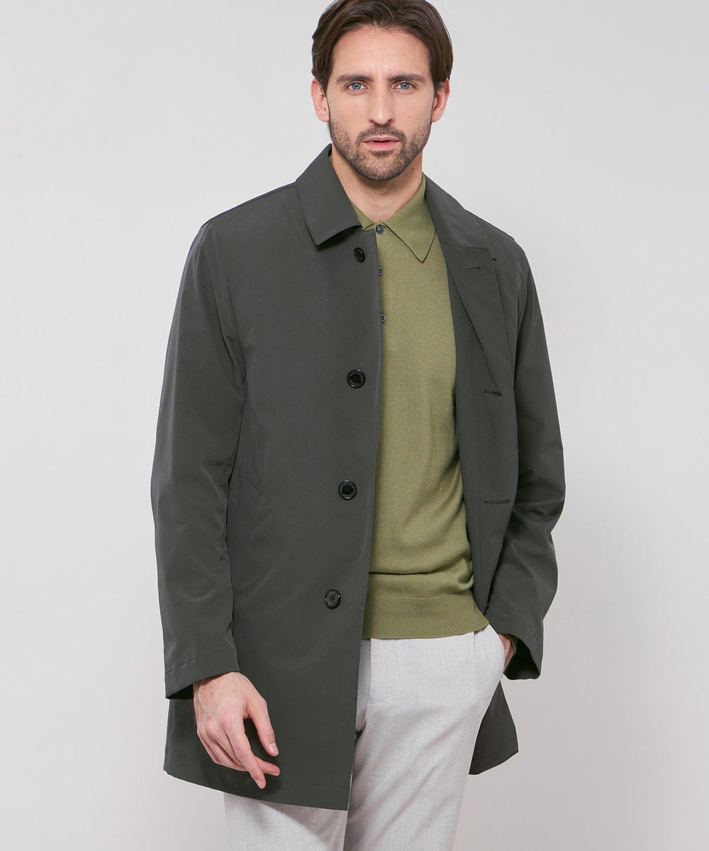 WEB・一部店舗限定】【DUNFORD SHORT】ステンカラーショートコート