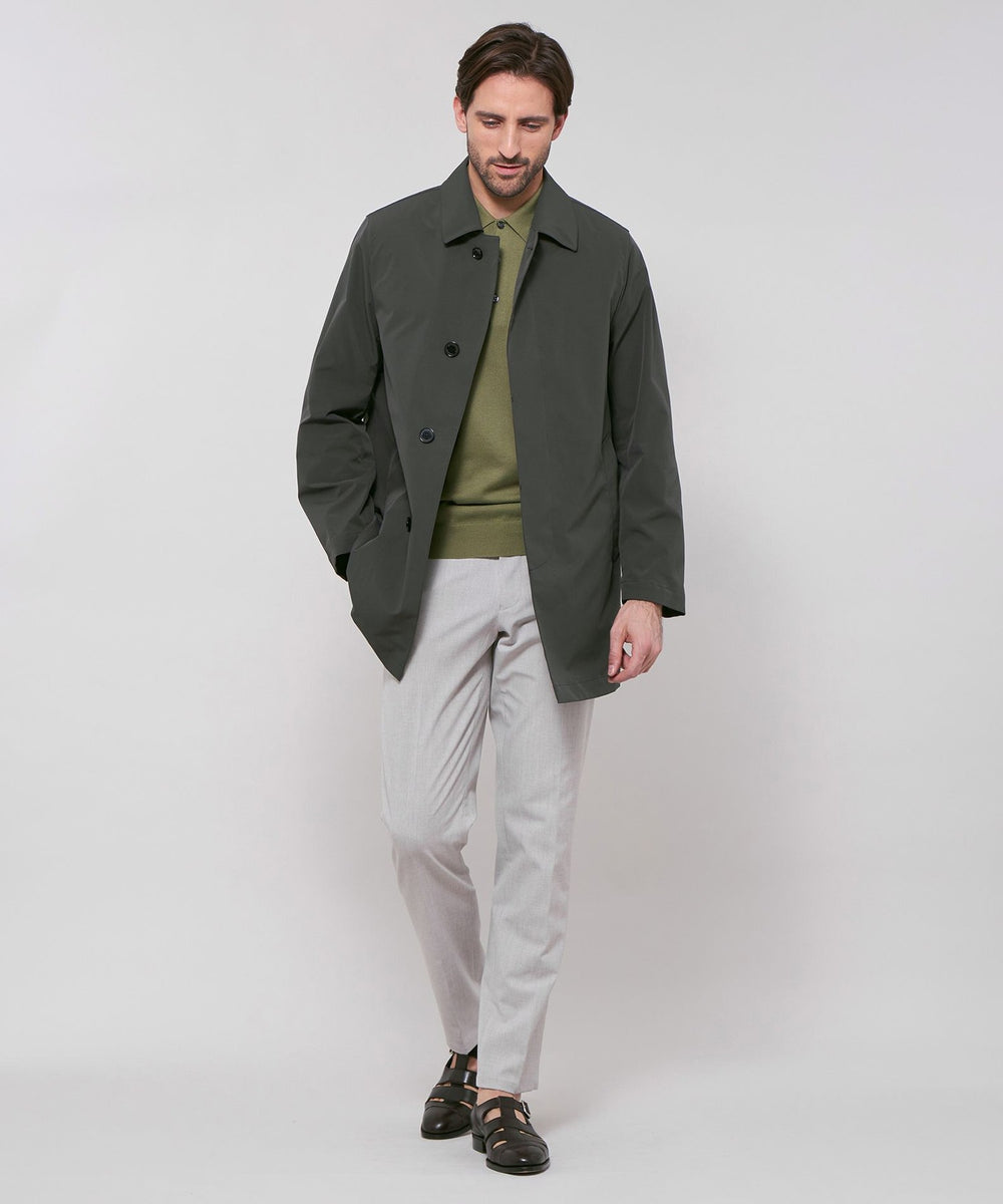 WEB・一部店舗限定】【DUNFORD SHORT】ステンカラーショートコート