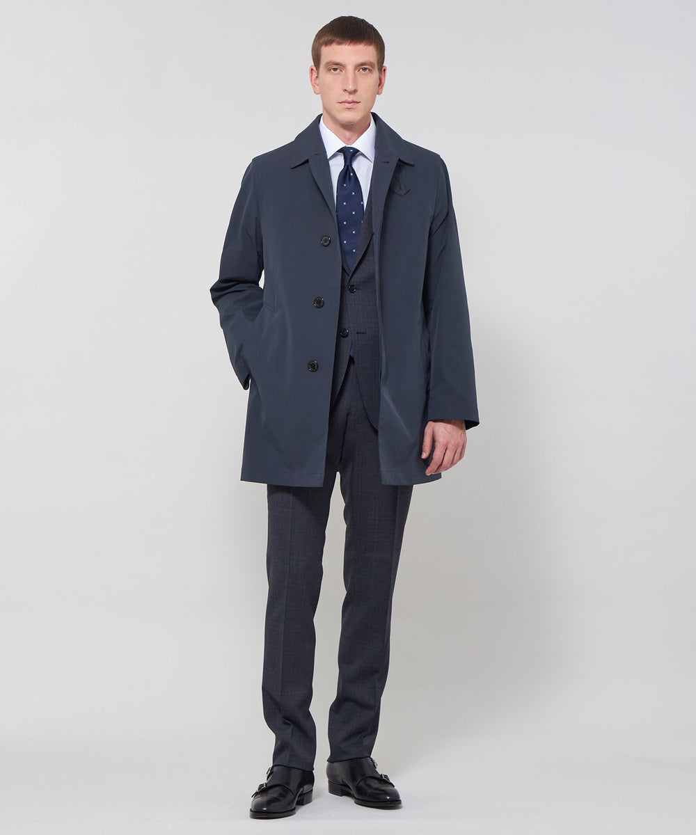 WEB・一部店舗限定】【DUNFORD SHORT】ステンカラーショートコート