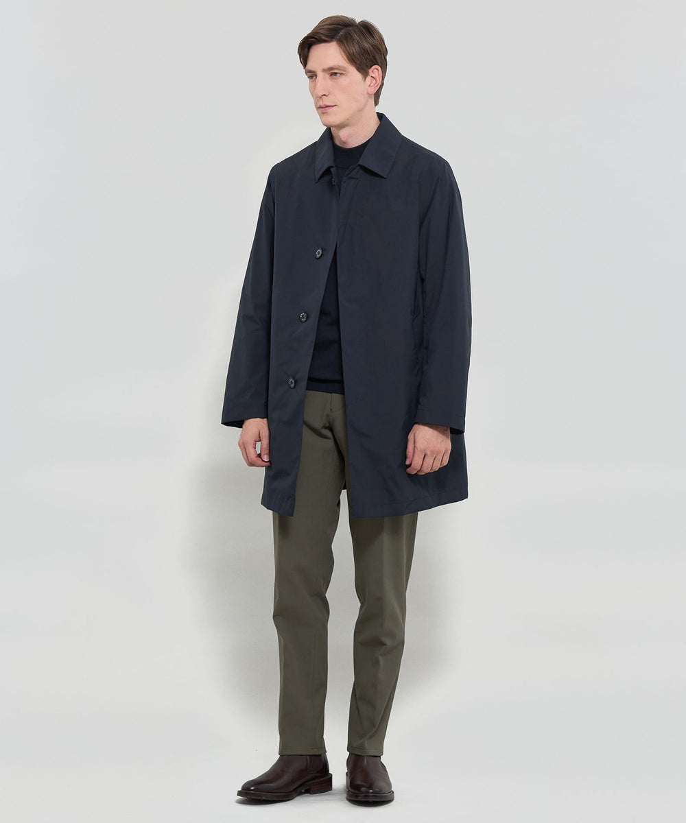 新品同様✨　マッキントッシュ　ステンカラー　コート　ライナー　グリーン　40 マッキントッシュ MACKINTOSH MACKINTOSH ステンカラーコート