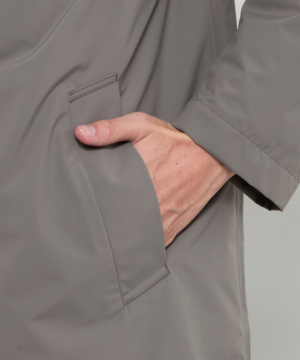 ライナー無し MACKINTOSH LONDON 40 ステンカラーコート 玉虫 LEON掲載】【DUNFORD】ギャバジンステンカラーコート(コート