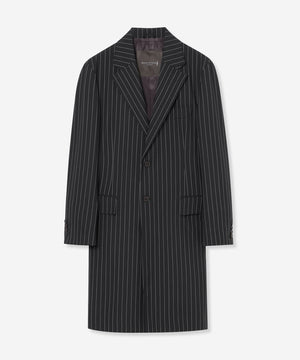 MACKINTOSH ネイビー ストライプ チェスターコート MACKINTOSH ネイビー ストライプ チェスターコート MACKINTOSH