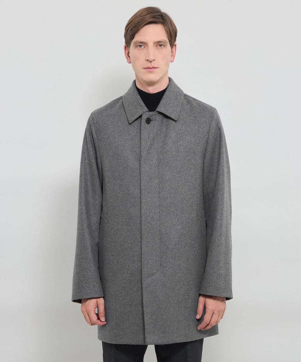 WEB・一部店舗限定】【DUNFORD】ウールメルトンステンカラーコート