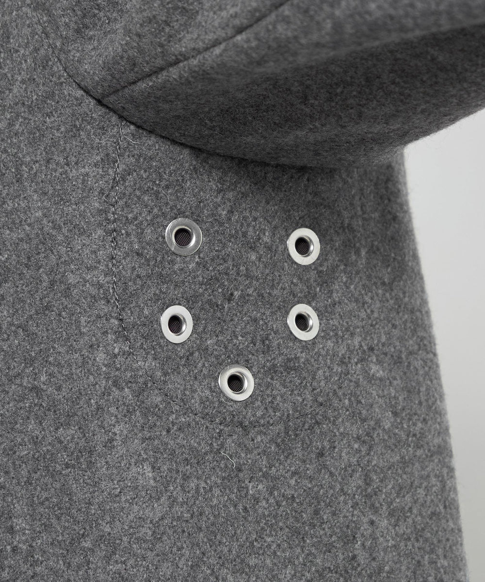 WEB・一部店舗限定】【DUNFORD】ウールメルトンステンカラーコート
