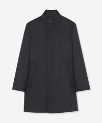 DUNFORD STAND COLLAR】ウールカシミヤビーバースタンドカラーコート