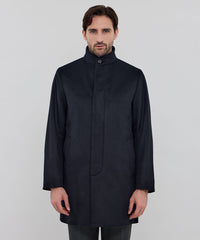 DUNFORD STAND COLLAR】ウールカシミヤビーバースタンドカラーコート