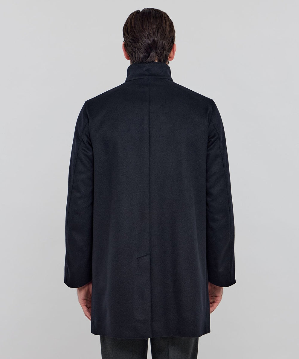 DUNFORD STAND COLLAR】ウールカシミヤビーバースタンドカラーコート