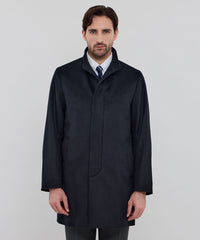 DUNFORD STAND COLLAR】ウールカシミヤビーバースタンドカラーコート