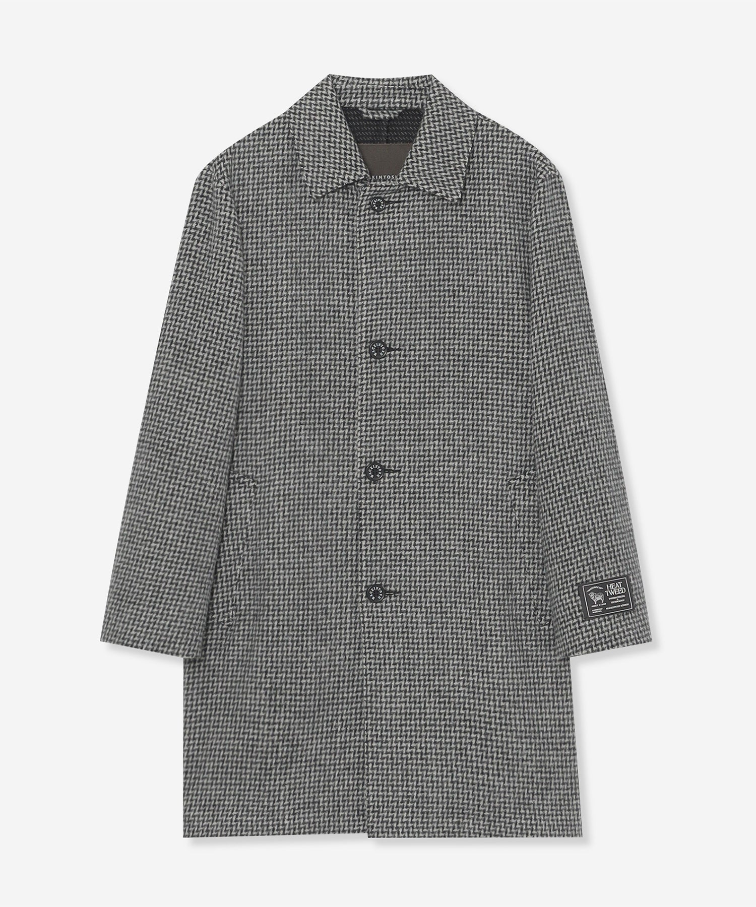 ROSLEY SL】【HEAT TWEED】ヒートツイードステンカラーコート(コート