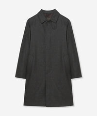 DUNFORD】【Loro Piana Fabric】ウールツイルステンカラーコート