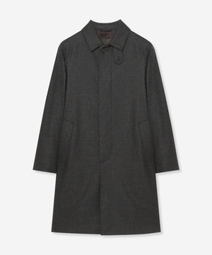 DUNFORD】【Loro Piana Fabric】ウールツイルステンカラーコート DUNFORD】【Loro Piana Fabric】ウールツイルステンカラーコート