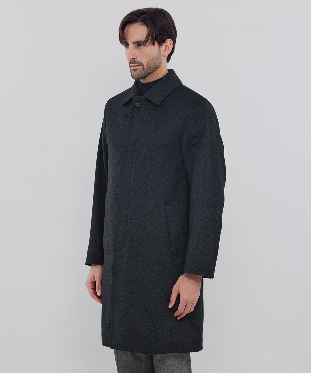 DUNFORD】ウールカシミヤビーバーステンカラーコート(コート