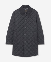 WATSON LONG】ウールサキソニーキルティングアウター(コート