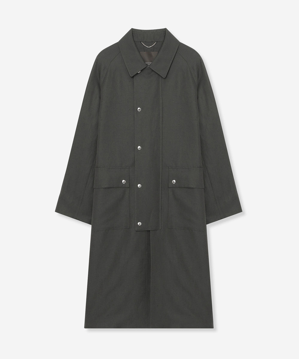 DORMEUIL/ドーメル】ウールリネンハンティングコート(コート