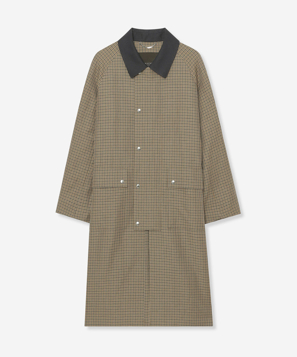 DORMEUIL/ドーメル】ウールリネンハンティングコート(コート