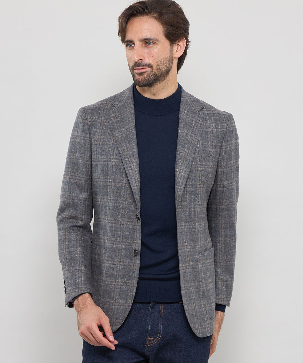 マッキントッシュ ロンドン NEW BRIDGE チェック テーラードジャケット NEW BRIDGE】 【Di Pray/ディプレイ】シルクツイードチェック