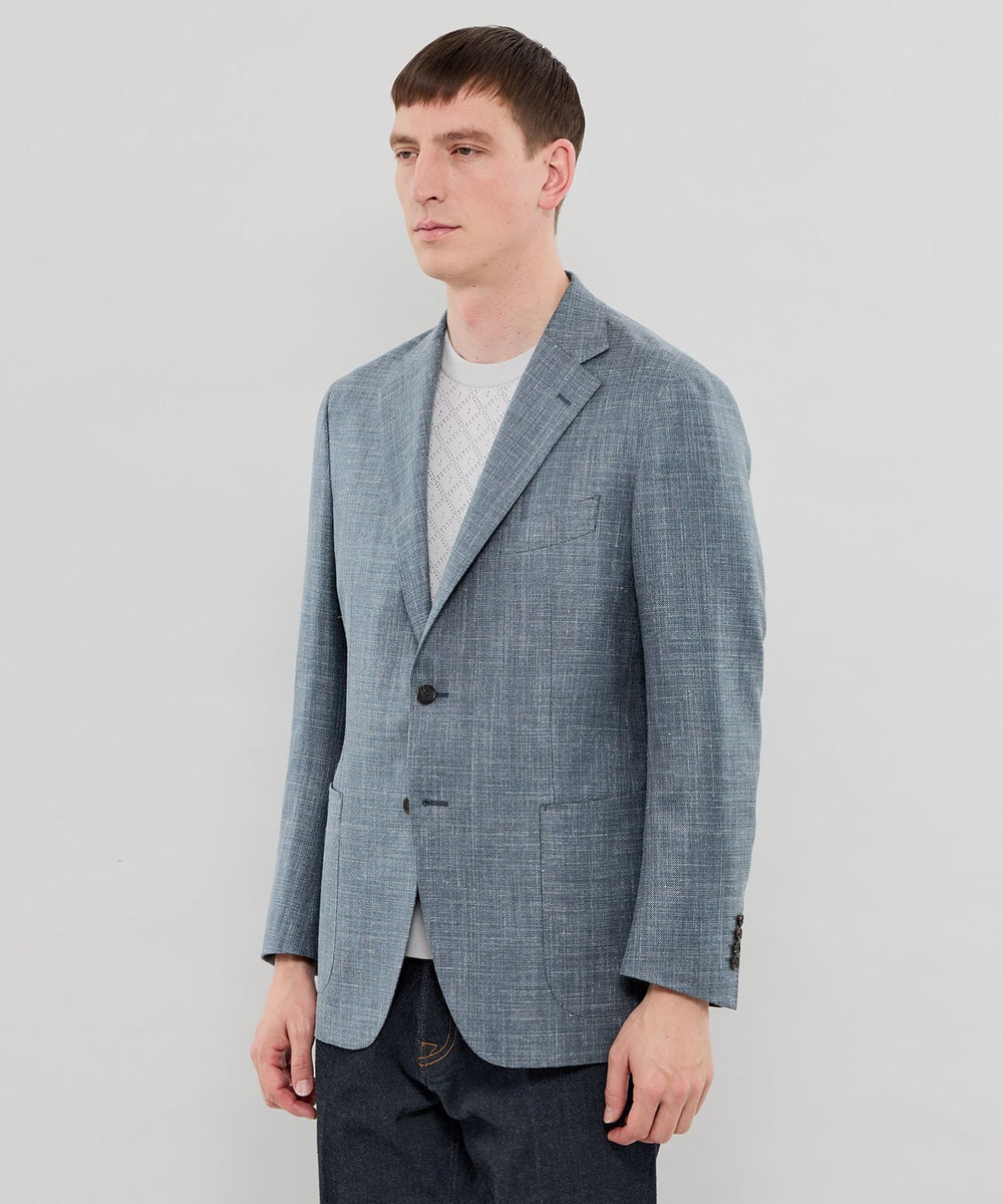 イタリア製生地 メッシュ MACKINTOSH LONDON ジャケット S NEW BRIDGE】 【Loro Piana Fabric】SUMMER TIME ジャケット