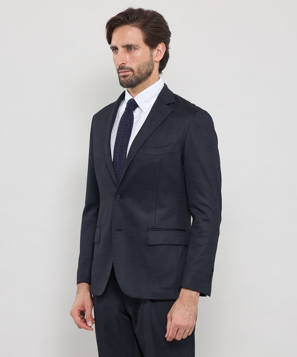 美品 マッキントッシュロンドン L テーラードジャケット リネン グレンチェック 美品 マッキントッシュロンドン L テーラードジャケット リネン