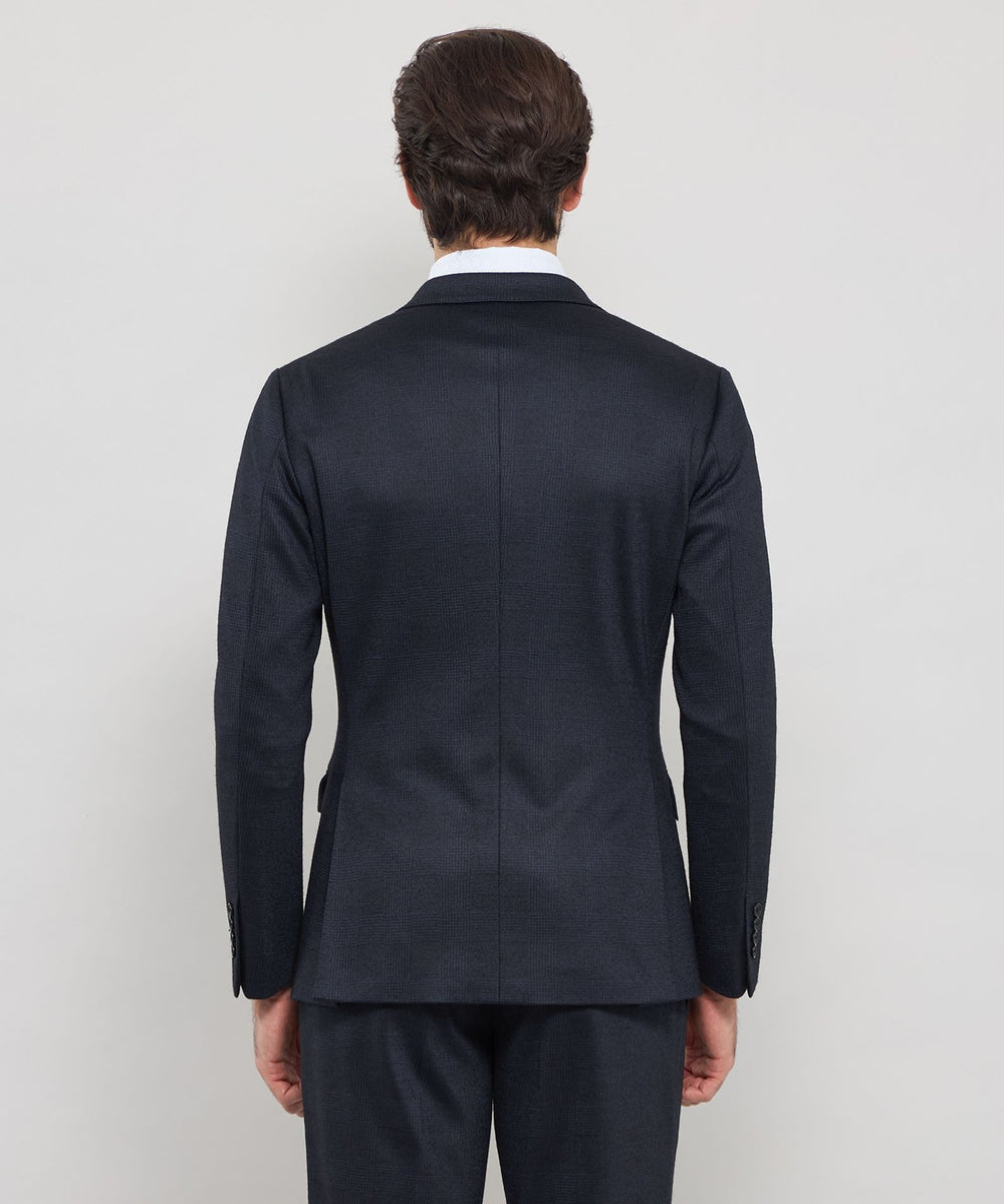 極美品 マッキントッシュ FLEX JERSEY ジャガードグレンチェックスーツ FLEX JERSEY】ハイゲージジャカードグレンチェックセットアップ