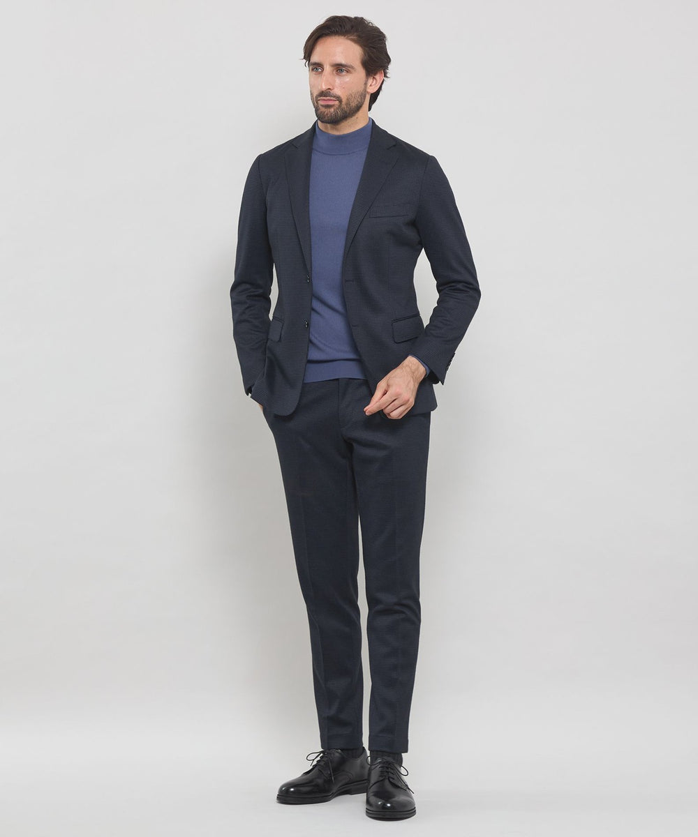 ジャケット・アウター MACKINTOSH LONDON FLEX JERSEY FLEX JERSEY】コットンウールジャージーグレンチェック