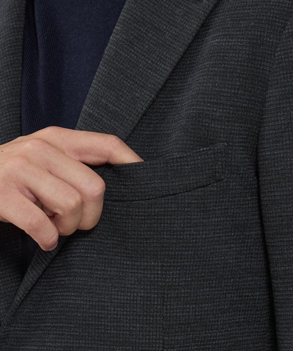 WEB・一部店舗限定】【FLEX JERSEY】マイクロチェックジャージー