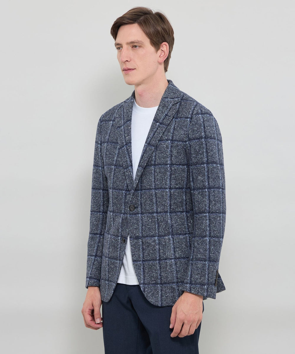 FLEX JERSEY】【ROMA/ローマ】チェックジャケット(ジャケット