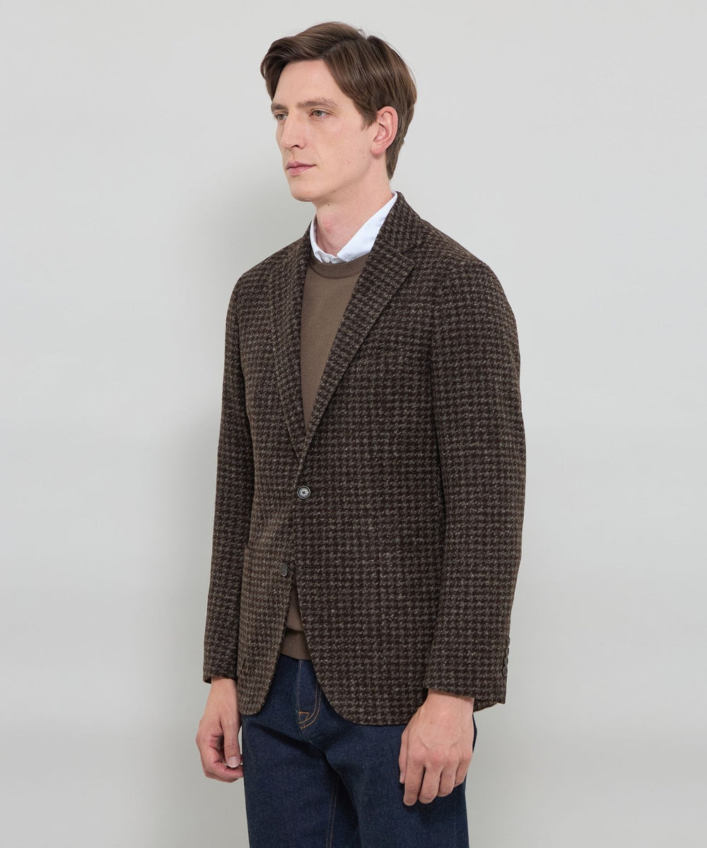 FLEX JERSEY】【ROMA/ローマ】ハウンドトゥースジャケット(ジャケット