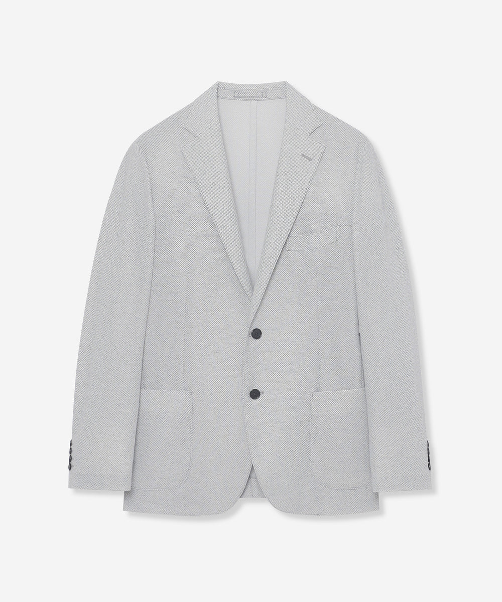 WEB・一部店舗限定】【BREASY JACKET】メランジメッシュジャージー
