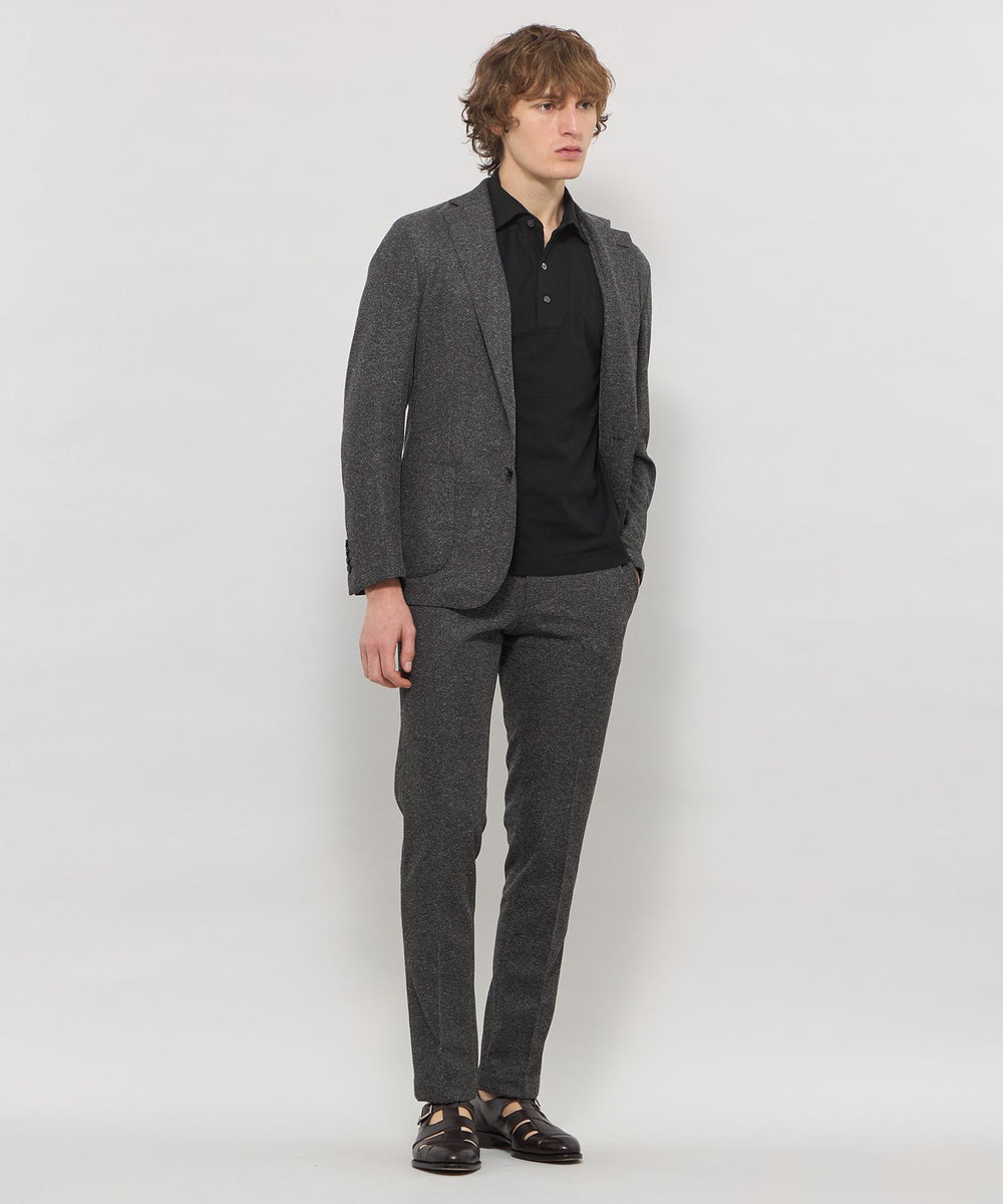 WEB・一部店舗限定】【BREASY JACKET】メランジメッシュジャージー WEB・一部店舗限定】【BREASY JACKET】メランジメッシュジャージー