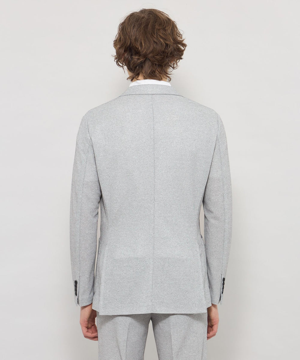 WEB・一部店舗限定】【BREASY JACKET】メランジメッシュジャージー