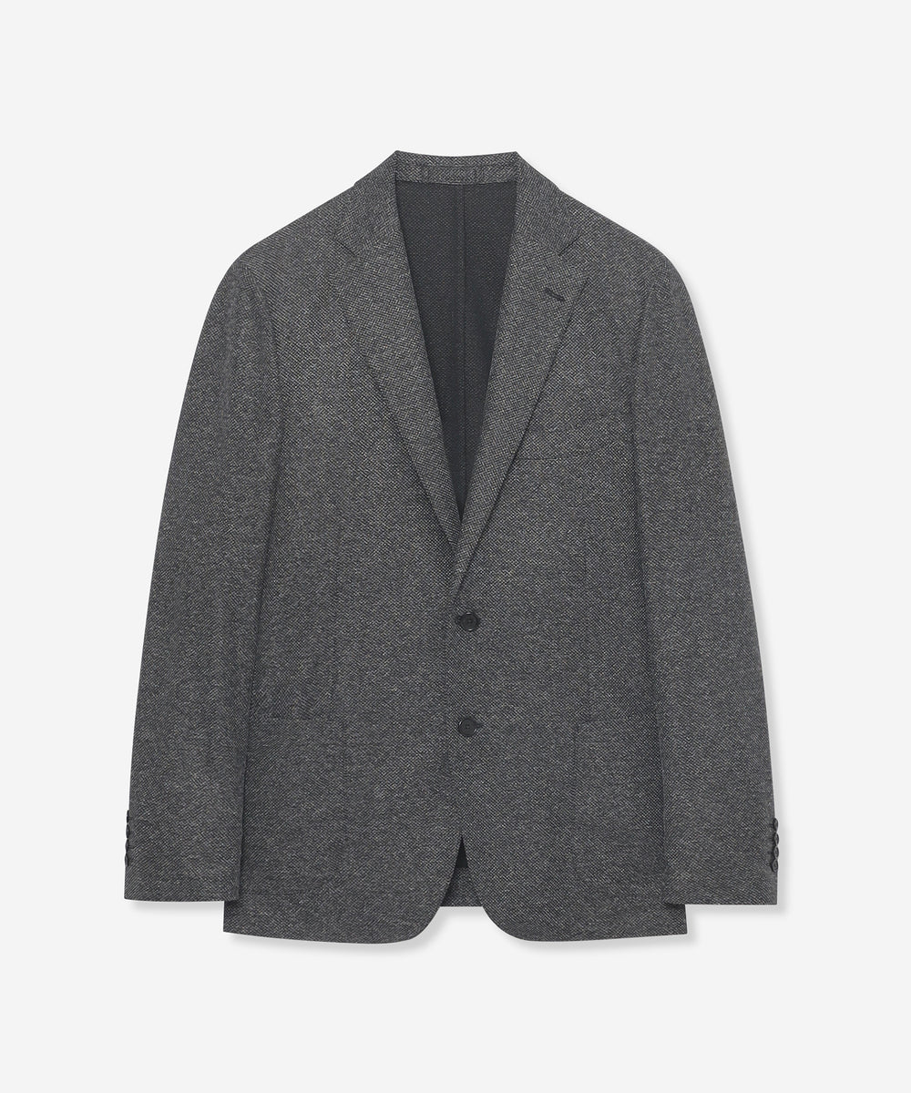 WEB・一部店舗限定】【BREASY JACKET】メランジメッシュジャージー