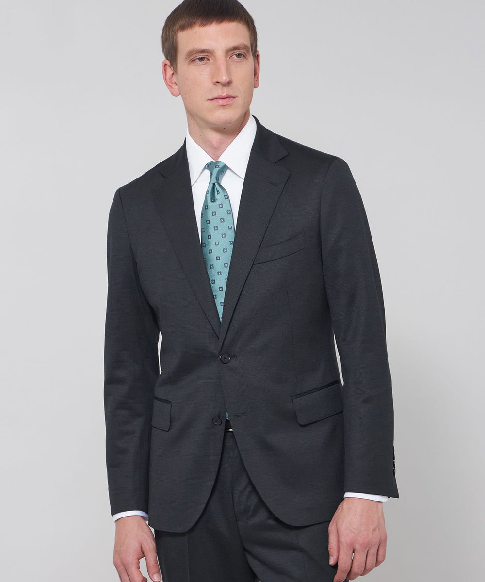 FLEX JERSEY】ハイゲージジャカードグレンチェックセットアップ