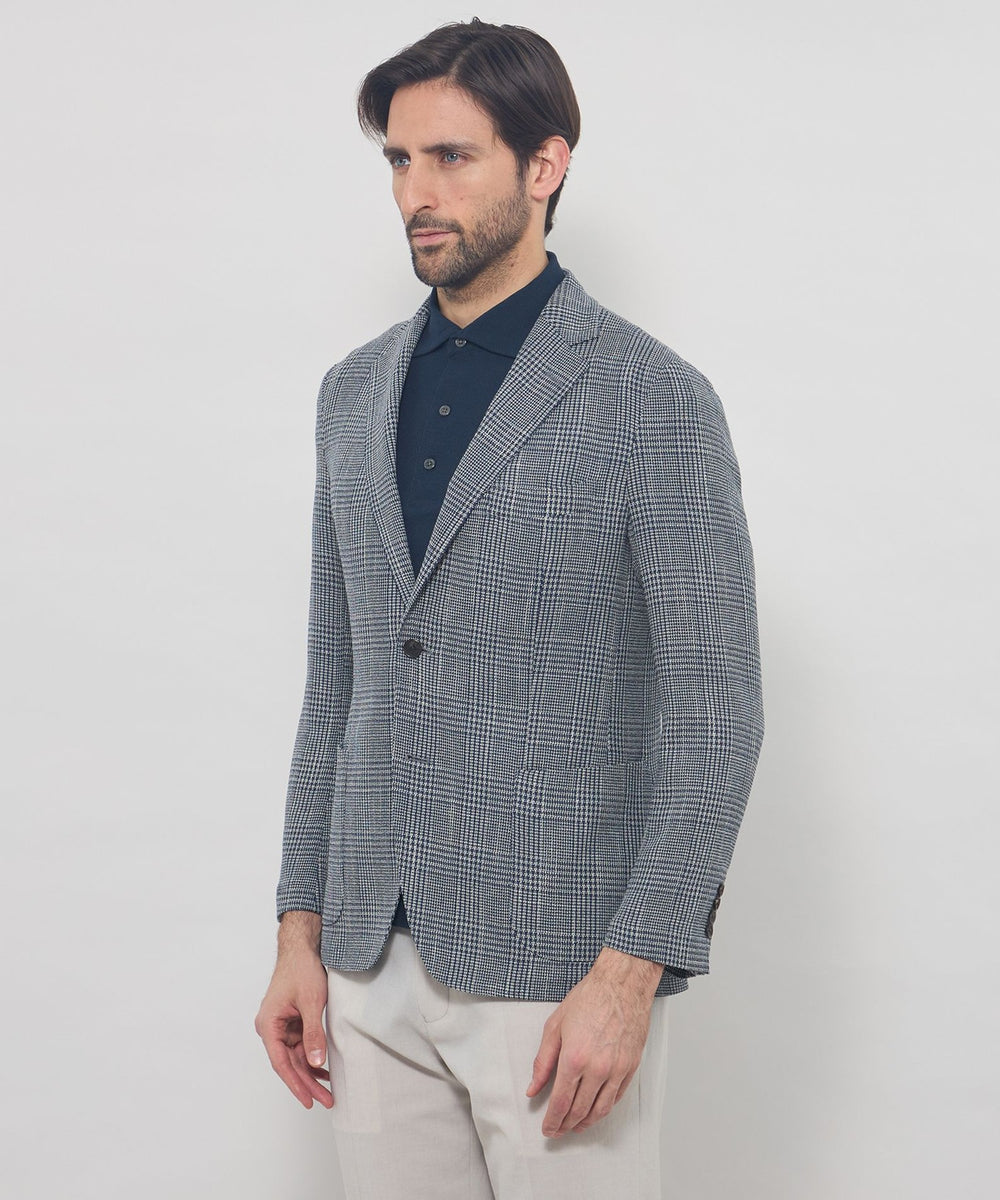 LEON掲載】【BREASY JACKET】LENO CLOTH グレンチェックジャケット