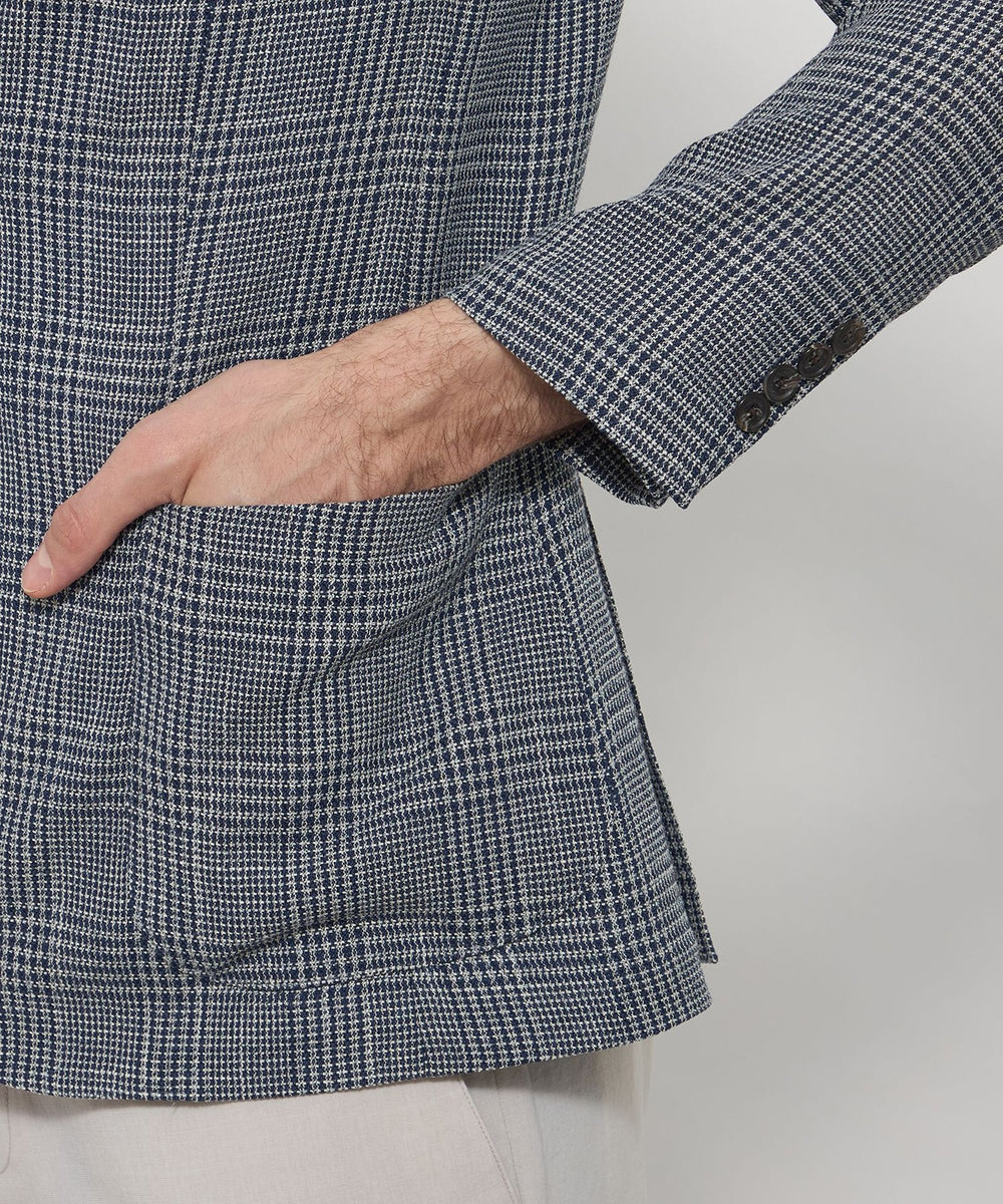 LEON掲載】【BREASY JACKET】LENO CLOTH グレンチェックジャケット