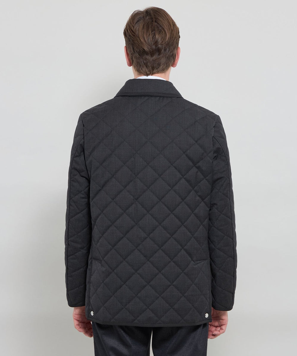 WEB・一部店舗限定】【WATSON】サキソニーツイルキルティングブルゾン