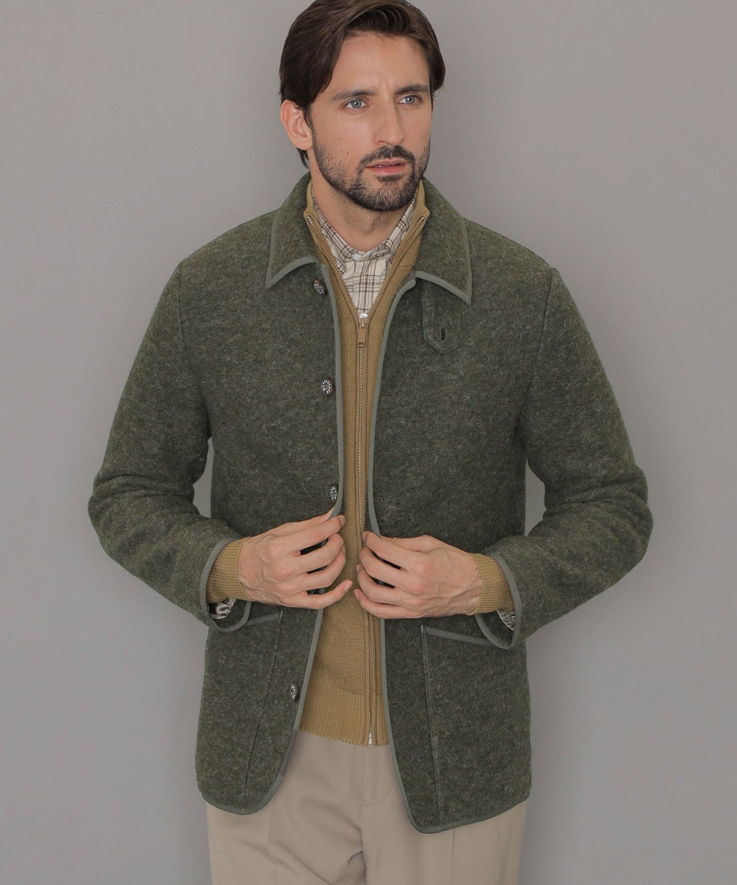 1311-G1F1441074__A,74,モデル身長186cm 着用サイズ：40