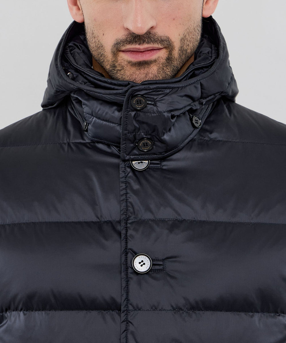 WEB・一部店舗限定】【ELINGTON】シンセティックフーデッドダウン