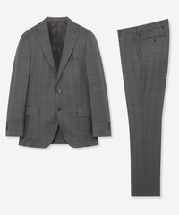 NEW BRIDGE】Super150's コンビネーションチェックグレースーツ(スーツ