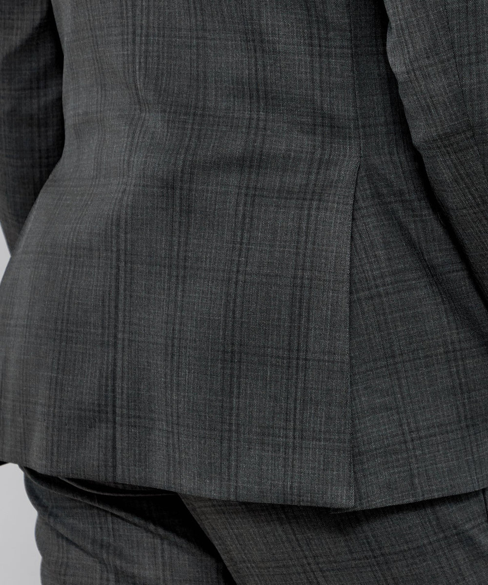 NEW BRIDGE】Super150's コンビネーションチェックグレースーツ(スーツ