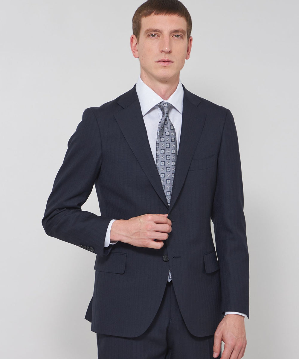 NEW BRIDGE】【DORMEUIL/ドーメル】シャドーストライプスーツ(スーツ