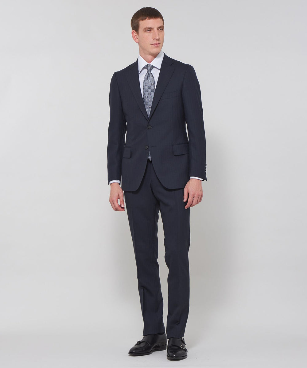 NEW BRIDGE】【DORMEUIL/ドーメル】シャドーストライプスーツ(スーツ