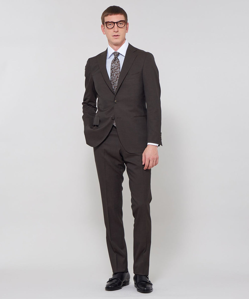 最終価格 MACKINTOSH LONDON ビジネススーツジャケット ブラウン マッキントッシュ ロンドン MACKINTOSH LONDON 【OX BRIDGE