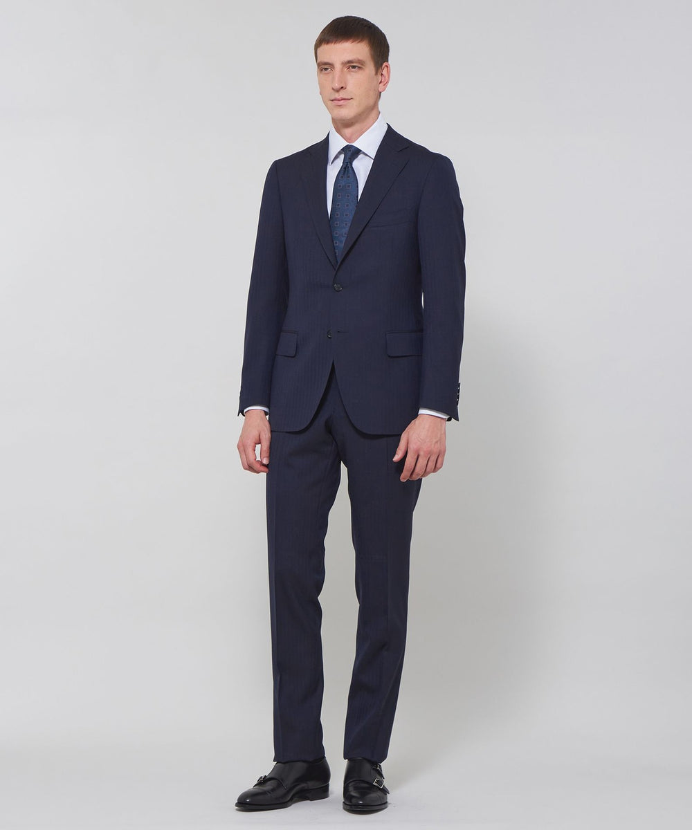 NEW BRIDGE】Super110's ヘリンボーンスーツ(スーツ)｜MACKINTOSH