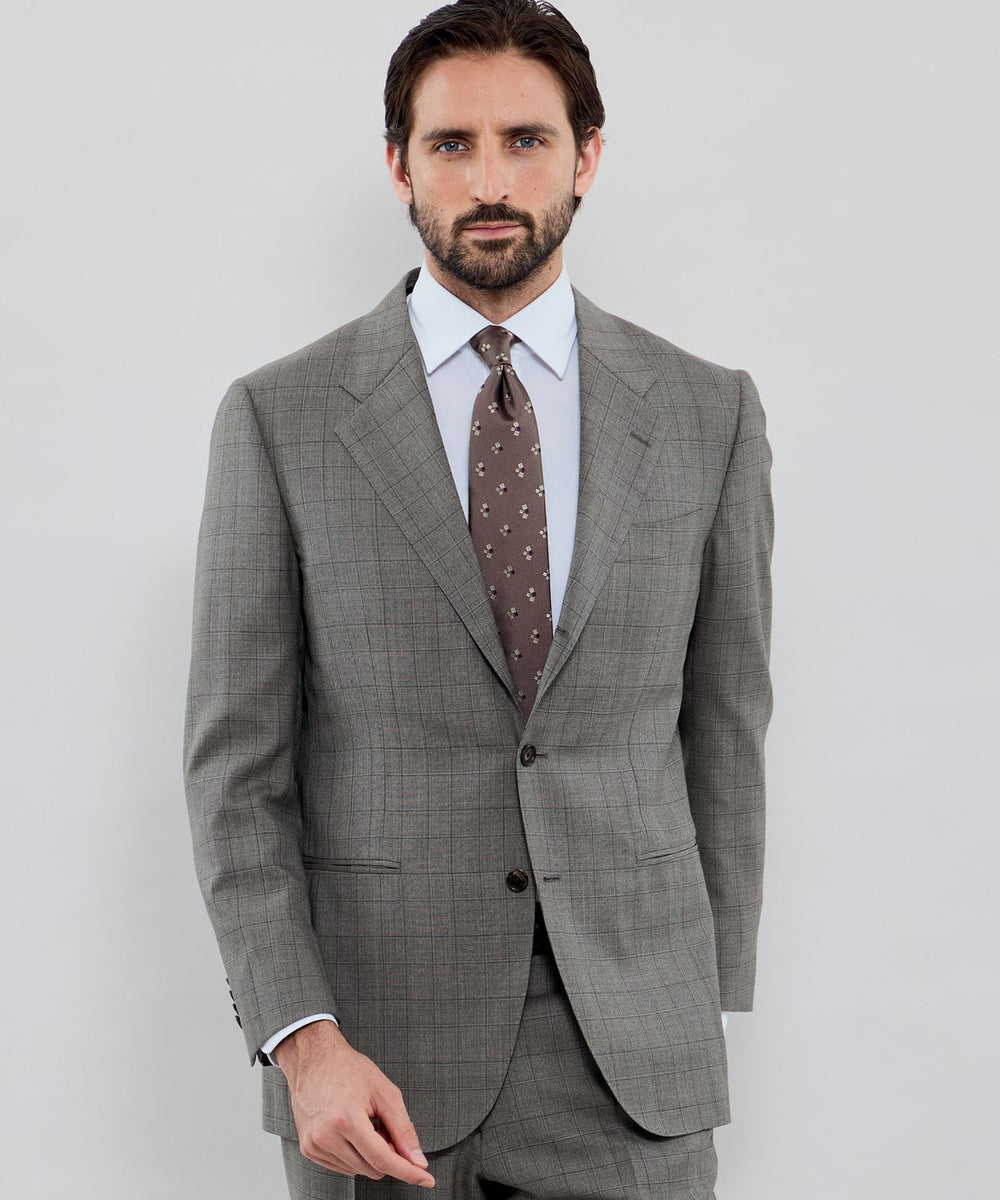 【未使用】マッキントッシュロンドン ジャケット リネン混 40 グレー メンズ 未使用】マッキントッシュロンドン ジャケット リネン混 40