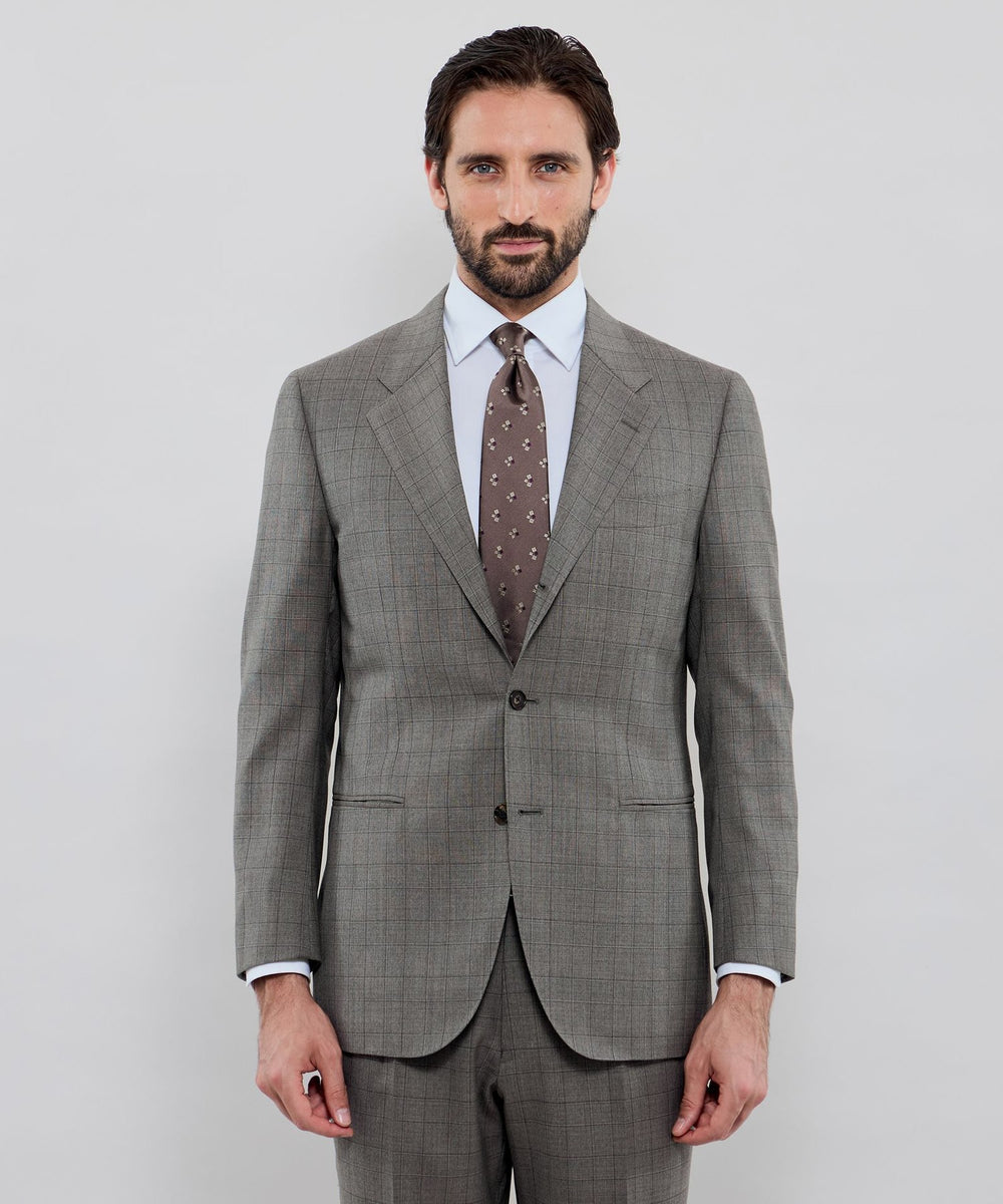 マッキントッシュロンドン　セットアップ　ウール　スーツ　チェック　ノーカラー 1311-G1H8162154__C_1000x.jpg?v