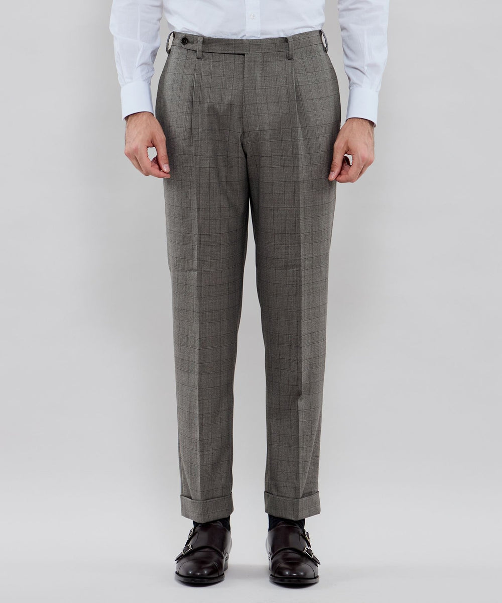 ウールシルク グレンチェックスーツ(スーツ)｜MACKINTOSH LONDON