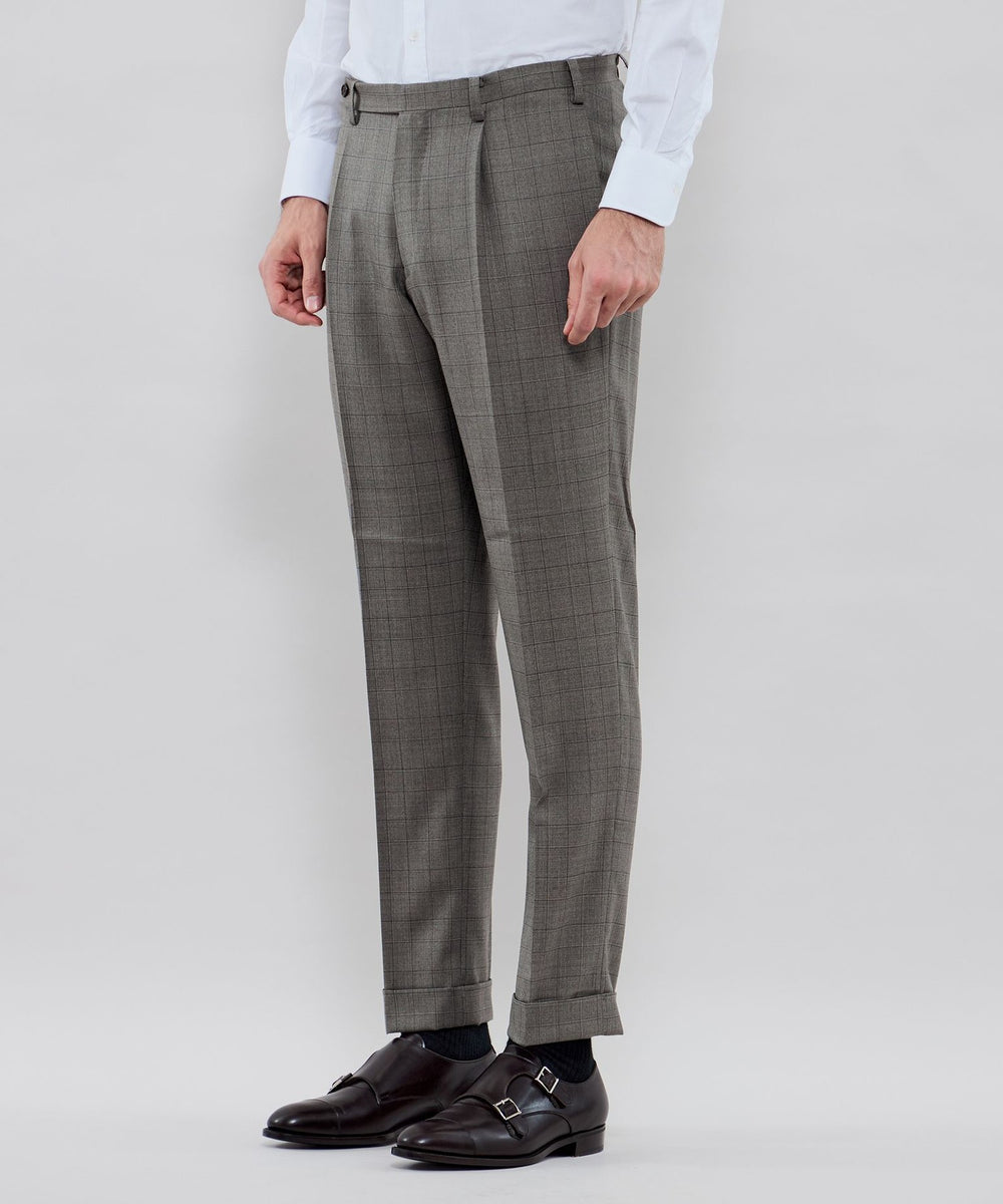 ウールシルク グレンチェックスーツ(スーツ)｜MACKINTOSH LONDON