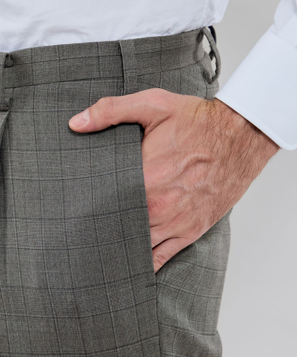 ウールシルク グレンチェックスーツ(スーツ)｜MACKINTOSH LONDON